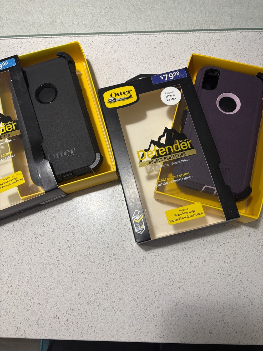 OtterBox Defender Series Rugged Phone Case - Purple and Black